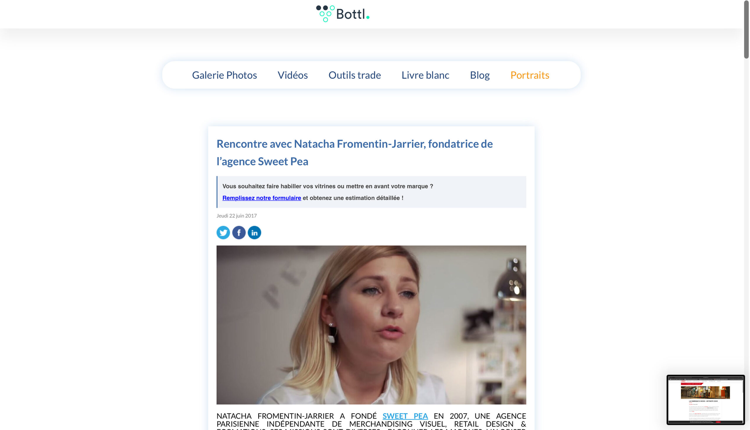 Parution presse