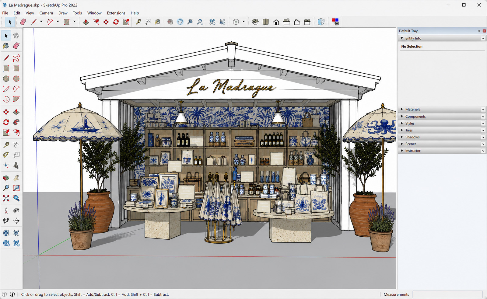 CONCEPT STORE ET BAR – Étude en développement…